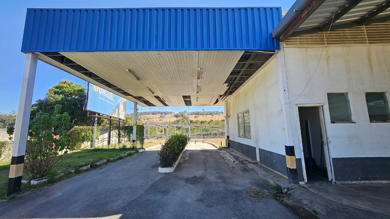 Covered entrance of the Bandeira Park Confins location, on the MG-010 highway in Vespasiano (MG)