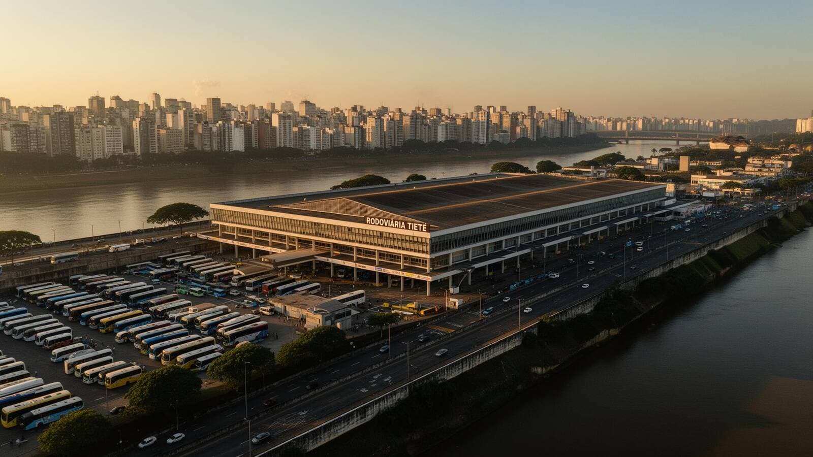 Entrance of the Bandeira Park location near the Tietê Bus Terminal, in Santana